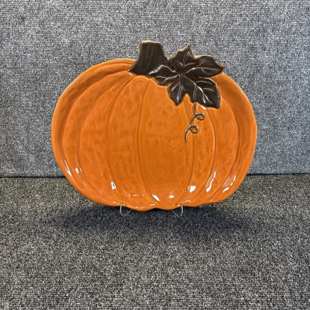 Large Pumpkin Platter By Celebrate Fall Together New 15